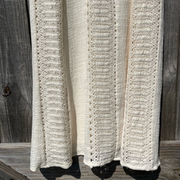 Entro Lace Detail Cream Dress Sz S - Picture 4 of 6